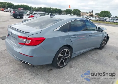 2022 Honda Accord Sport из США, поврежденный, VIN 1HGCV1F30NA084376